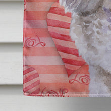 Load image into Gallery viewer, Poodle Love Flag Canvas House Size BB9752CHF