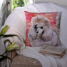 Load image into Gallery viewer, Poodle Love Throw Pillow - 14x14 Decorative Pillow – Art for Your Home &amp; Patio BB9752PW1414