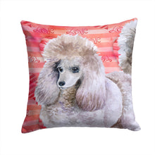 Load image into Gallery viewer, Poodle Love Throw Pillow - 14x14 Decorative Pillow – Art for Your Home &amp; Patio BB9752PW1414