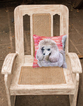 Load image into Gallery viewer, Poodle Love Fabric Decorative Pillow BB9752PW1818
