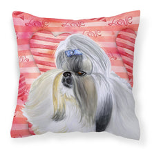 Load image into Gallery viewer, Shih Tzu Love Fabric Decorative Pillow BB9753PW1818