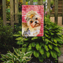 Load image into Gallery viewer, Morkie Love Garden Flag - Outdoor Decorative Yard Flag BB9755GF