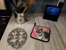 Load image into Gallery viewer, American Akita Love Pot Holders - Set of 2 - Heat-Resistant Kitchen Essentials BB9756PTHD