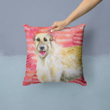 Load image into Gallery viewer, Irish Wolfhound Love Throw Pillow - 14x14 Decorative Pillow – Art for Your Home &amp; Patio BB9757PW1414