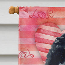 Load image into Gallery viewer, Newfoundland Love Flag Canvas House Size BB9758CHF