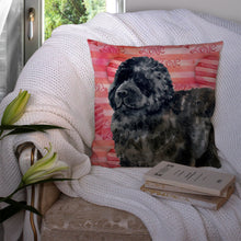 Load image into Gallery viewer, Newfoundland Love Throw Pillow - 14x14 Decorative Pillow – Art for Your Home &amp; Patio BB9758PW1414