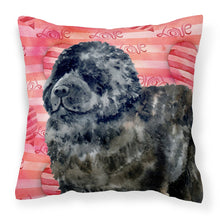 Load image into Gallery viewer, Newfoundland Love Fabric Decorative Pillow BB9758PW1818