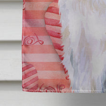Load image into Gallery viewer, Borzoi Love Flag Canvas House Size BB9759CHF