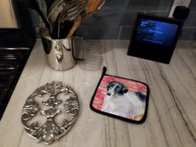 Load image into Gallery viewer, Borzoi Love Pot Holders - Set of 2 - Heat-Resistant Kitchen Essentials BB9759PTHD