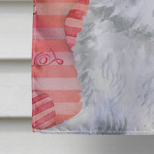 Load image into Gallery viewer, Maremma Sheepdog Love Flag Canvas House Size BB9762CHF