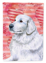Load image into Gallery viewer, Maremma Sheepdog Love Flag Canvas House Size BB9762CHF