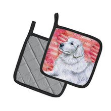 Load image into Gallery viewer, Maremma Sheepdog Love Pot Holders - Set of 2 - Heat-Resistant Kitchen Essentials BB9762PTHD