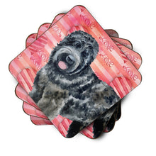 Load image into Gallery viewer, Black Russian Terrier Love Foam Coaster  BB9764FC