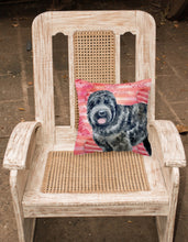 Load image into Gallery viewer, Black Russian Terrier Love Fabric Decorative Pillow BB9764PW1818