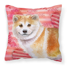 Load image into Gallery viewer, Shiba Inu Love Fabric Decorative Pillow BB9765PW1818