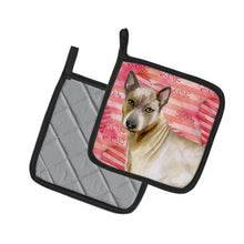 Load image into Gallery viewer, Thai Ridgeback Love Pot Holders - Set of 2 - Heat-Resistant Kitchen Essentials BB9767PTHD