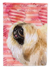 Load image into Gallery viewer, Pekingese Love Garden Flag - Outdoor Decorative Yard Flag BB9768GF