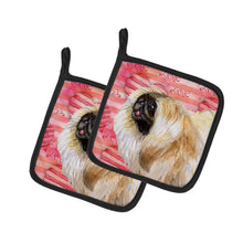 Load image into Gallery viewer, Pekingese Love Pot Holders - Set of 2 - Heat-Resistant Kitchen Essentials BB9768PTHD