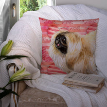 Load image into Gallery viewer, Pekingese Love Throw Pillow - 14x14 Decorative Pillow – Art for Your Home &amp; Patio BB9768PW1414