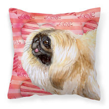 Load image into Gallery viewer, Pekingese Love Fabric Decorative Pillow BB9768PW1818