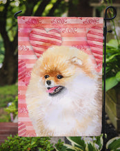Load image into Gallery viewer, Pomeranian Love Garden Flag - Outdoor Decorative Yard Flag BB9769GF