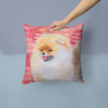Load image into Gallery viewer, Pomeranian Love Throw Pillow - 14x14 Decorative Pillow – Art for Your Home &amp; Patio BB9769PW1414