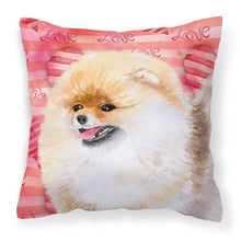 Load image into Gallery viewer, Pomeranian Love Fabric Decorative Pillow BB9769PW1818