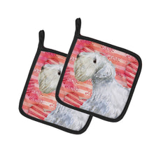 Load image into Gallery viewer, Sealyham Terrier Love Pot Holders - Set of 2 - Heat-Resistant Kitchen Essentials BB9771PTHD
