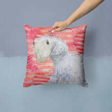 Load image into Gallery viewer, Sealyham Terrier Love Throw Pillow - 14x14 Decorative Pillow – Art for Your Home &amp; Patio BB9771PW1414