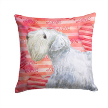 Load image into Gallery viewer, Sealyham Terrier Love Throw Pillow - 14x14 Decorative Pillow – Art for Your Home &amp; Patio BB9771PW1414