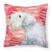 Load image into Gallery viewer, Sealyham Terrier Love Fabric Decorative Pillow BB9771PW1818