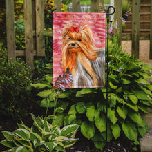 Load image into Gallery viewer, Yorkshire Terrier Love Garden Flag - Outdoor Decorative Yard Flag BB9772GF
