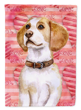 Load image into Gallery viewer, Beagle Love Flag Canvas House Size BB9773CHF