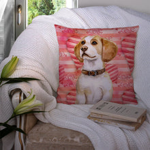 Load image into Gallery viewer, Beagle Love Throw Pillow - 14x14 Decorative Pillow – Art for Your Home &amp; Patio BB9773PW1414