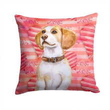 Load image into Gallery viewer, Beagle Love Throw Pillow - 14x14 Decorative Pillow – Art for Your Home &amp; Patio BB9773PW1414