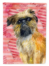 Load image into Gallery viewer, Brussels Griffon Love Flag Canvas House Size BB9774CHF
