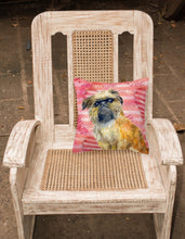 Load image into Gallery viewer, Brussels Griffon Love Fabric Decorative Pillow BB9774PW1818