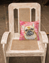Load image into Gallery viewer, French Bulldog Love Fabric Decorative Pillow BB9775PW1818