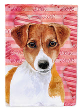 Load image into Gallery viewer, Jack Russell Terrier Love Flag Canvas House Size BB9776CHF