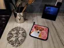 Load image into Gallery viewer, Jack Russell Terrier Love Pot Holders - Set of 2 - Heat-Resistant Kitchen Essentials BB9776PTHD
