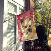 Load image into Gallery viewer, Cairn Terrier Love Flag Canvas House Size BB9777CHF