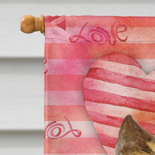 Load image into Gallery viewer, Cairn Terrier Love Flag Canvas House Size BB9777CHF