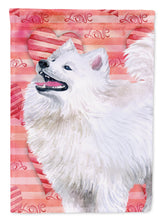 Load image into Gallery viewer, Samoyed Love Flag Canvas House Size BB9778CHF