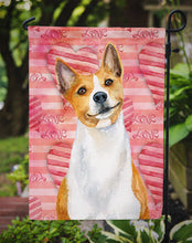 Load image into Gallery viewer, Basenji Love Garden Flag - Outdoor Decorative Yard Flag BB9779GF