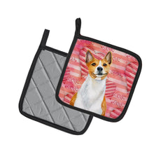 Load image into Gallery viewer, Basenji Love Pot Holders - Set of 2 - Heat-Resistant Kitchen Essentials BB9779PTHD