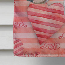 Load image into Gallery viewer, Bull Terrier Love Flag Canvas House Size BB9780CHF