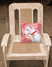 Load image into Gallery viewer, Bull Terrier Love Fabric Decorative Pillow BB9780PW1818