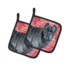Load image into Gallery viewer, Cane Corso Love Pot Holders - Set of 2 - Heat-Resistant Kitchen Essentials BB9781PTHD