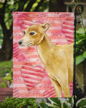 Load image into Gallery viewer, Italian Greyhound Love Garden Flag - Outdoor Decorative Yard Flag BB9785GF