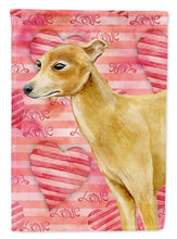 Load image into Gallery viewer, Italian Greyhound Love Garden Flag - Outdoor Decorative Yard Flag BB9785GF